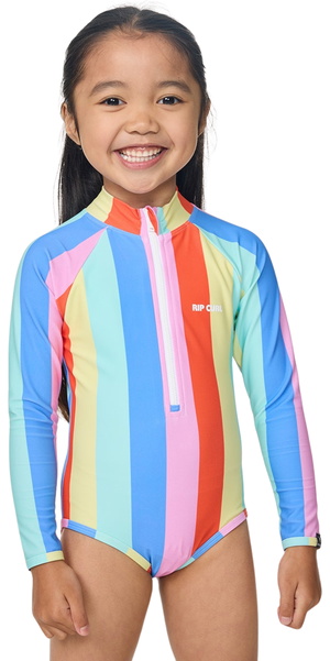 2026 Rip Curl Junior Rainbow Stripe Surf Suit 13UJRV - Multico